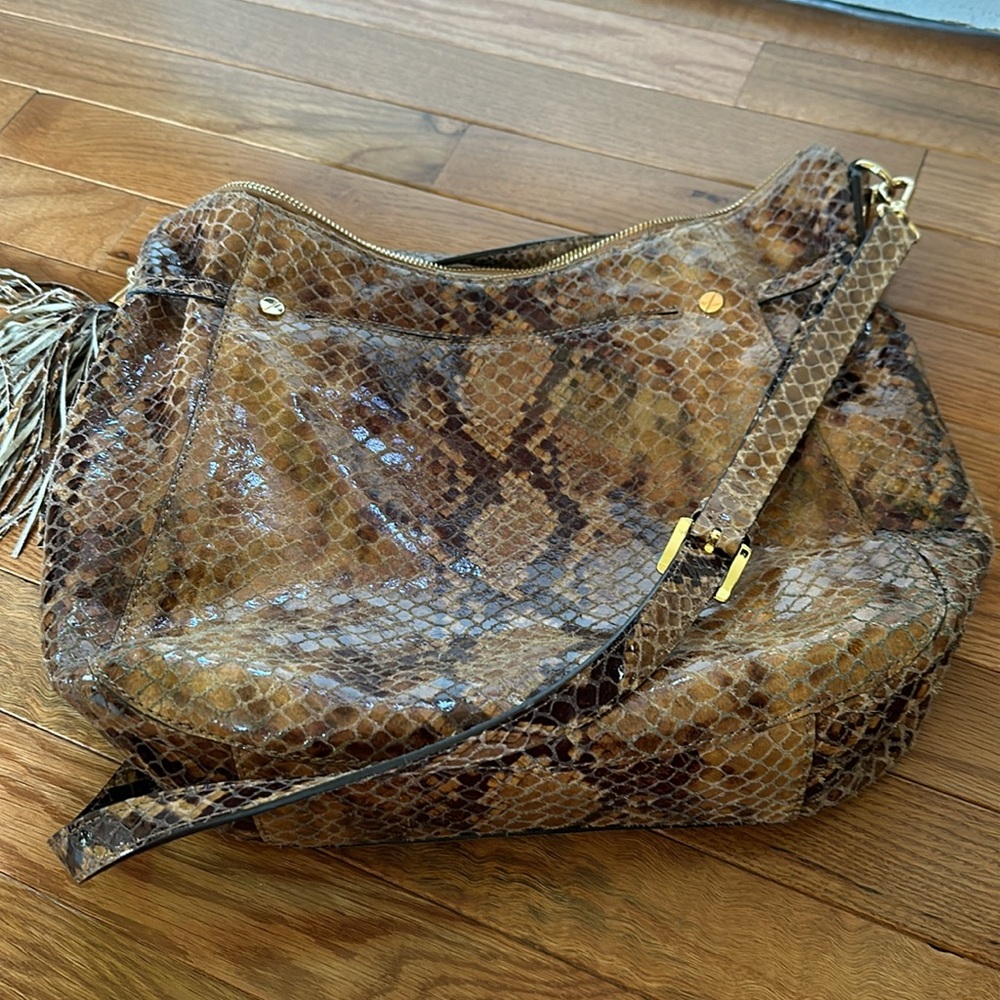 Michael Kors Python Print Suede And Leather - image 7
